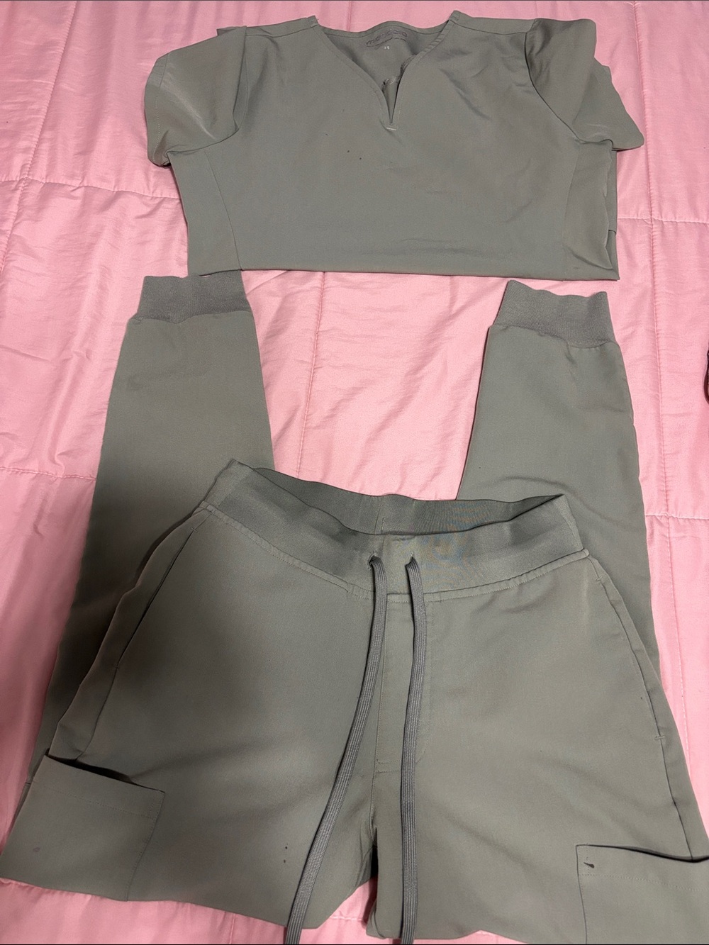 Olive Green Women's Drawstring Track Jogger Set
